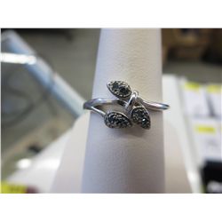 Rare .07 CT blue diamond cocktail ring
