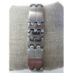 Man's brand new stainless steel bracelet