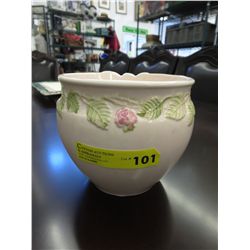 1950's glazed ceramic planter