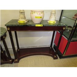 NEW - Broyhill marble top hall table