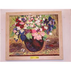 Signed original still life paint on board
