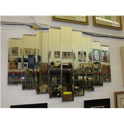 Vintage beveled glass mirror