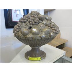 Heavy glazed ceramic decorative centerpiece