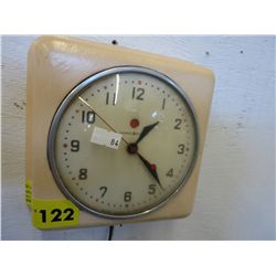 Vintage metal GE wall clock
