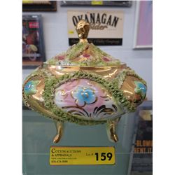 Vintage Italian lustre glazed ceramic dish