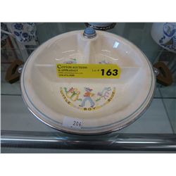 1940s "Little Boy Blue" warming dish
