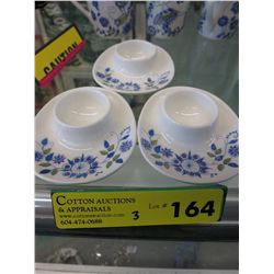 3 Flint, Norway egg cups