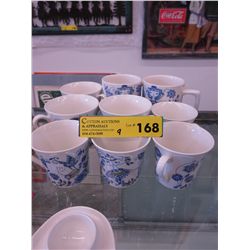 9 Vintage "Lotte" Norwegian cups & mugs