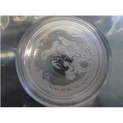 2012 Year of the Dragon Australian 50 cent coin