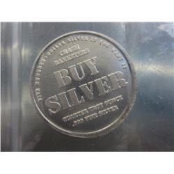 Occupy Wall Street Protest Design silver round