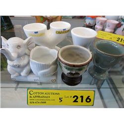 5 Collectible egg cups