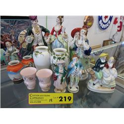 14 Occupied Japan miniatures & figurines