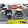 Image 1 : 5 Collectible glazed pottery egg cups