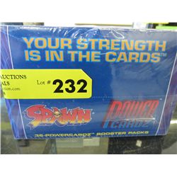 Sealed box of Spawn Power Cardz booster packs