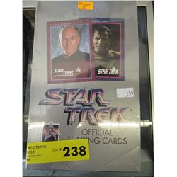 Official Star Trek Series I trading cards