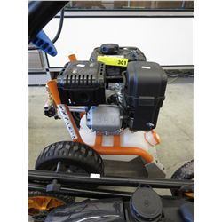 Gas powered motor for a pressure washer