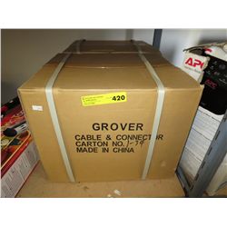 Case of Grover cable & connectors