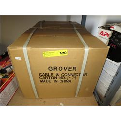 Case of Grover cable & connectors