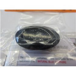 119 CT natural blue sapphire stone