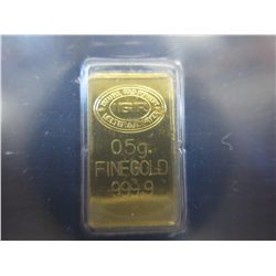 Certified & serial numbered Istanbul gold bar
