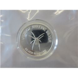 Silver Red Back Spider .999 silver round
