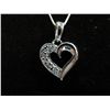 Image 1 : Ladies diamond heart necklace