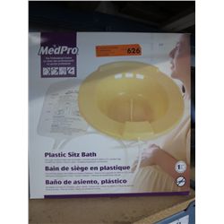 MedPro plastic sitz bath, in box.