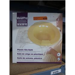 MedPro plastic sitz bath, in box.