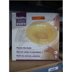 MedPro plastic sitz bath, in box.