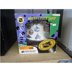 NHL Hockey Puck lamp