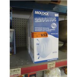 Moldex filter masks. 2200N95