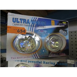 Ultra white automotive halogen lights