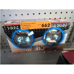 Die cast halogen fog lights - box