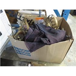Box of decorative household items