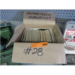 Box of Motorcycle Magazines
