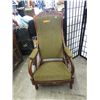 Image 1 : Antique carved back chair
