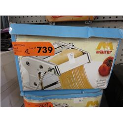 Manual pasta machine, in box.