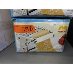 Manual pasta machine, in box.