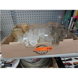 Vintage glass ware