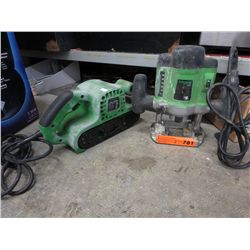 Superior brand router & belt sander