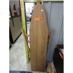 Vintage pine ironing board.