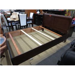 Queen size bedframe with headboard