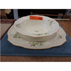 Alfred Meakin bowl and platter