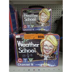 6  Channel 9 lunch boxes