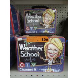 6  Channel 9 lunch boxes