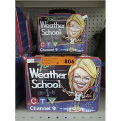 6  Channel 9 lunch boxes