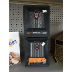 2 Small Honeywell ceramic heaters