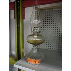 Vintage coal oil lamp