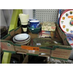 Box of collectible & decorative items