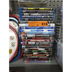 Approx. 24 DVD & BluRay movies